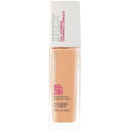 Base De Maquillaje Superstay 24 Horas Alta Cobertura 125 Nude Beige Maybelline, , large image number 0