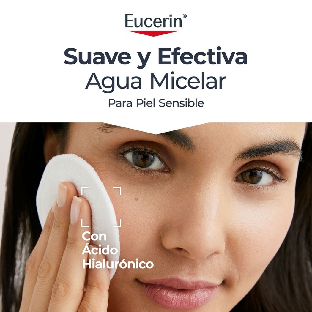 Agua Micelar Eucerin Dermatoclean Hyaluron 400 mL, , large image number 1