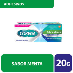 Adhesivo Corega Ultra Protesis Dentales Menta 20 g