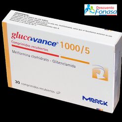 Glucovance 1000 mg/5 mg x 30 Comprimidos Recubiertos