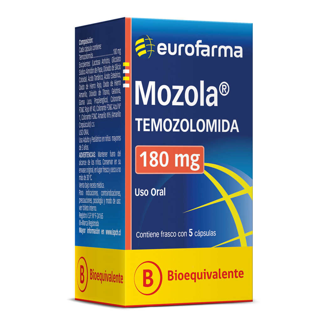 Mozola 180 mg x 5 Capsulas, , large image number 0