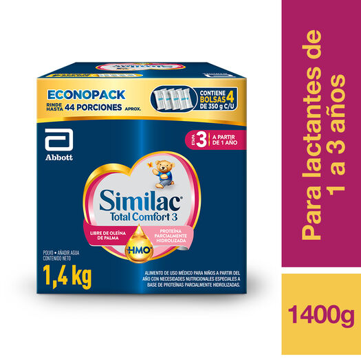 Fórmula Infantil Similac Total Comfort Etapa 3 1400 g, , large image number 0