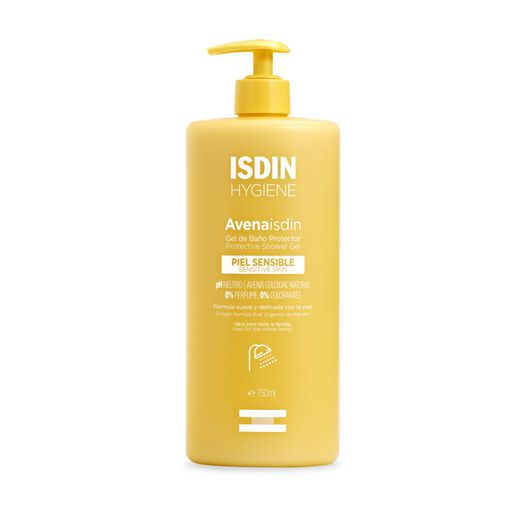 Isdin Gel De Baño Protector Avena Piel Sensible x 750 mL, , large image number 0