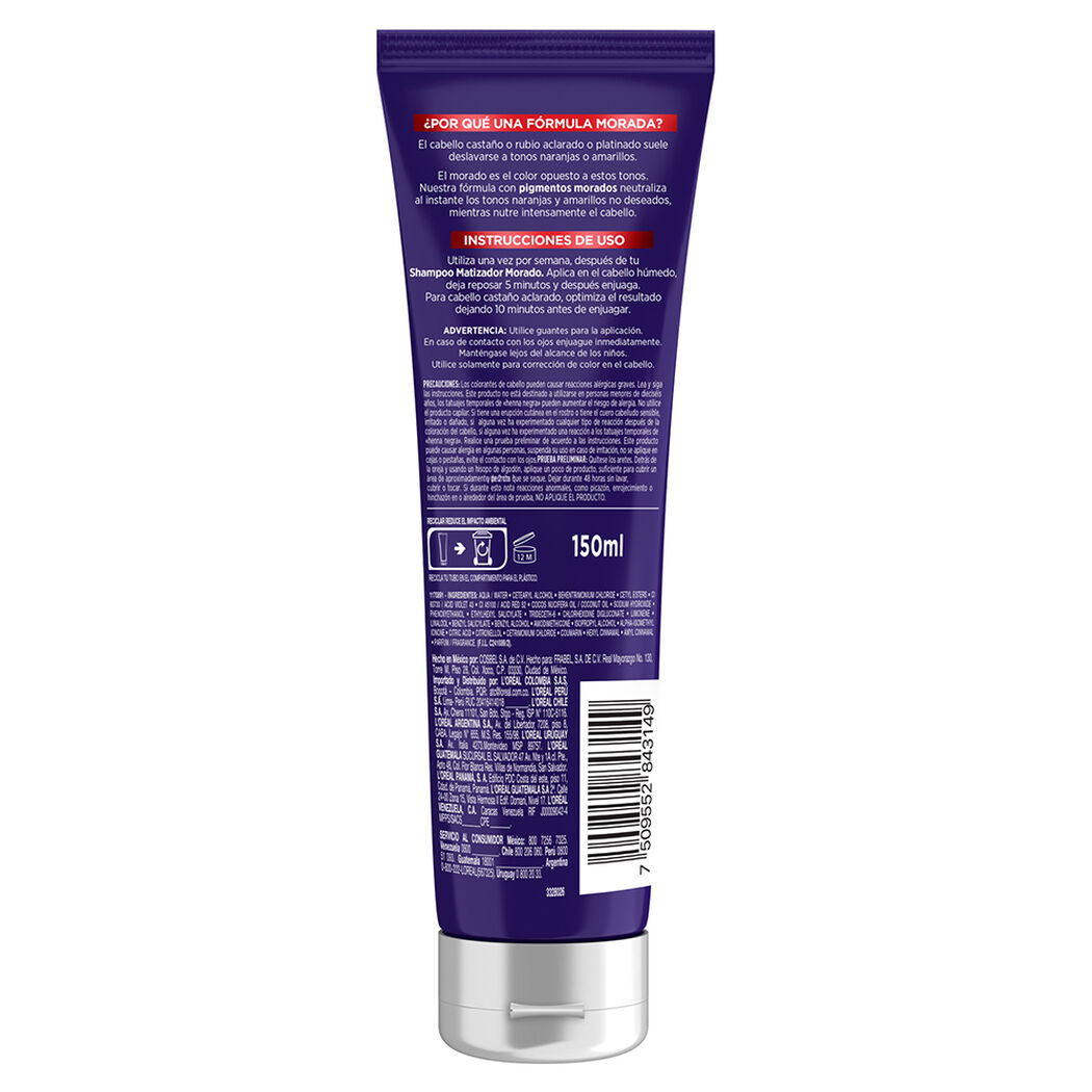 Acondicionador Elvive Matizador Morado 150 mL, , large image number 1