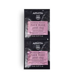 Mascarilla Limpieza con Arcilla Rosada 2x8ml Apivita