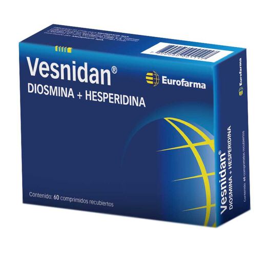 Vesnidan 450 mg x 60 Comprimidos Recubiertos, , large image number 0