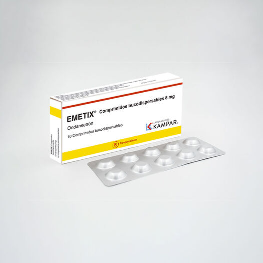 Emetix 8 mg x 10 Comprimidos Bucodispersables, , large image number 0
