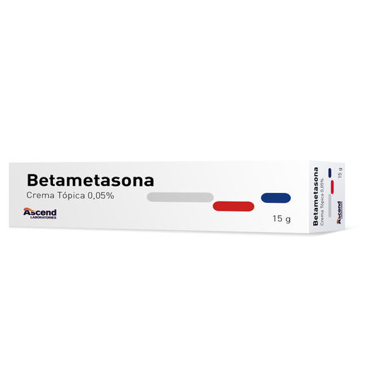 Betametasona 0,05 % Crema Tópica Pomo 15 g ASCEND, , large image number 0