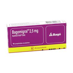 Bagomigral 2,5 mg x 10 Comprimidos Recubiertos