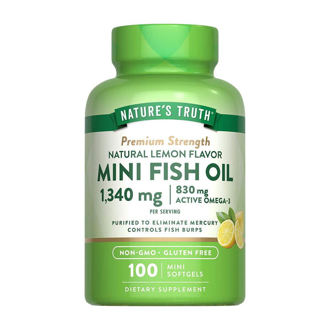 Mini Fish Oil Aceite de Pescado 1.340mg 100 C&aacute;psulas, , large image number 0