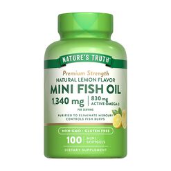 Mini Fish Oil Aceite de Pescado 1.340mg 100 C&aacute;psulas