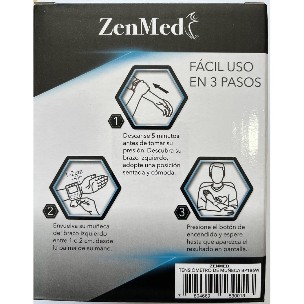 Tensi&oacute;metro de mu&ntilde;eza BP186W Zenmed, , large image number 2