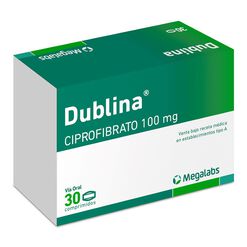 Dublina 100 mg x 30 Comprimidos