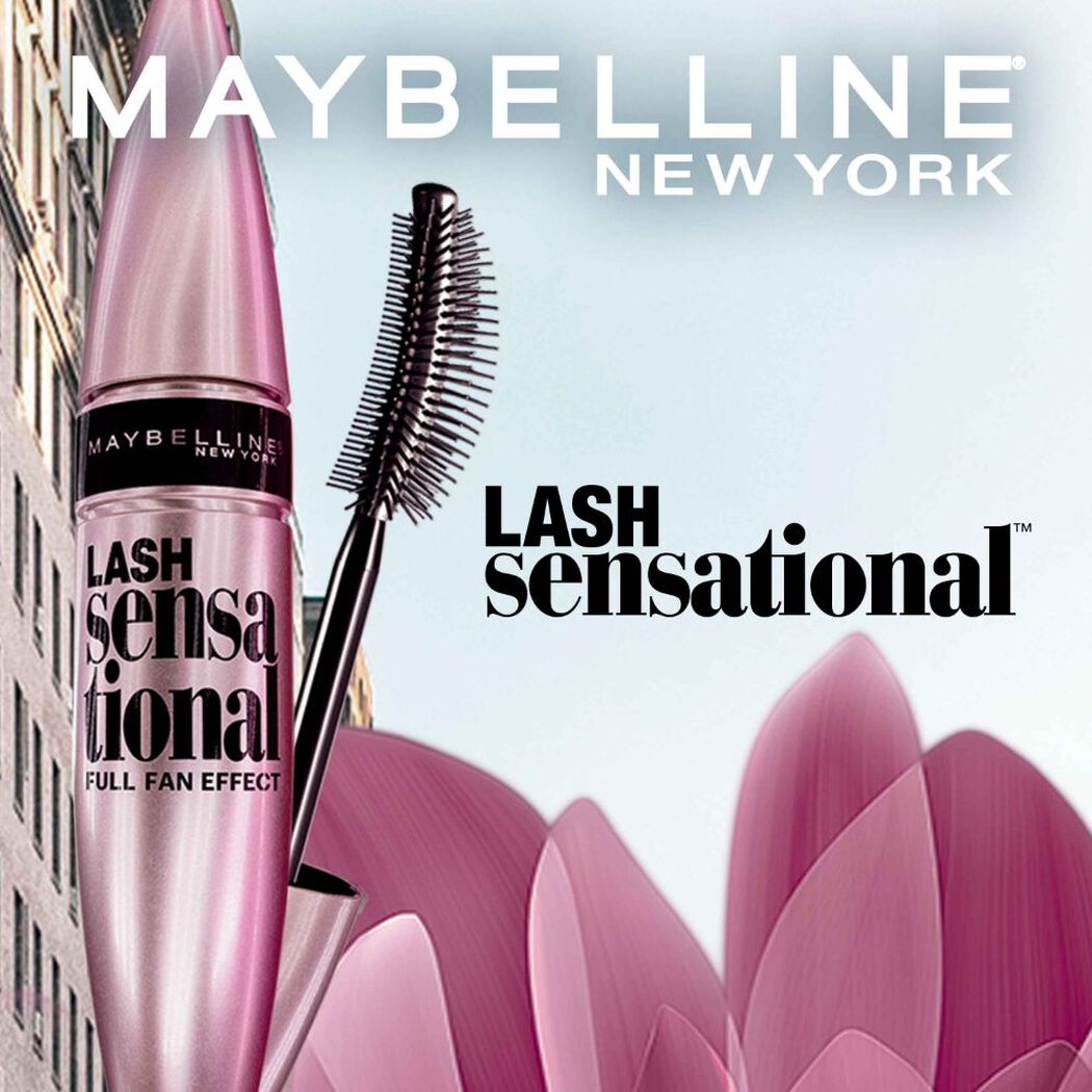 Maybelline Máscara Pestaña Lash Sensational Very Black Washable x 9 mL, , large image number 2