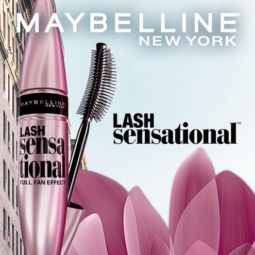 Maybelline Máscara Pestaña Lash Sensational Very Black Washable x 9 mL, , large image number 2