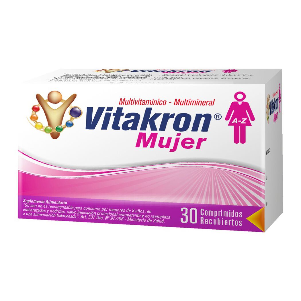 Vitakron Mujer x 30 Comprimidos Recubiertos, , large image number 0