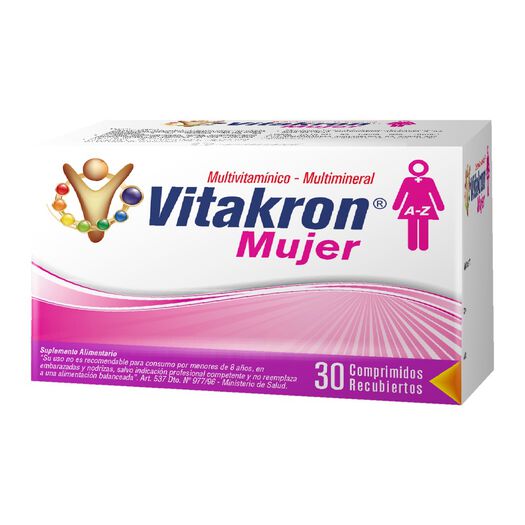 Vitakron Mujer x 30 Comprimidos Recubiertos, , large image number 0