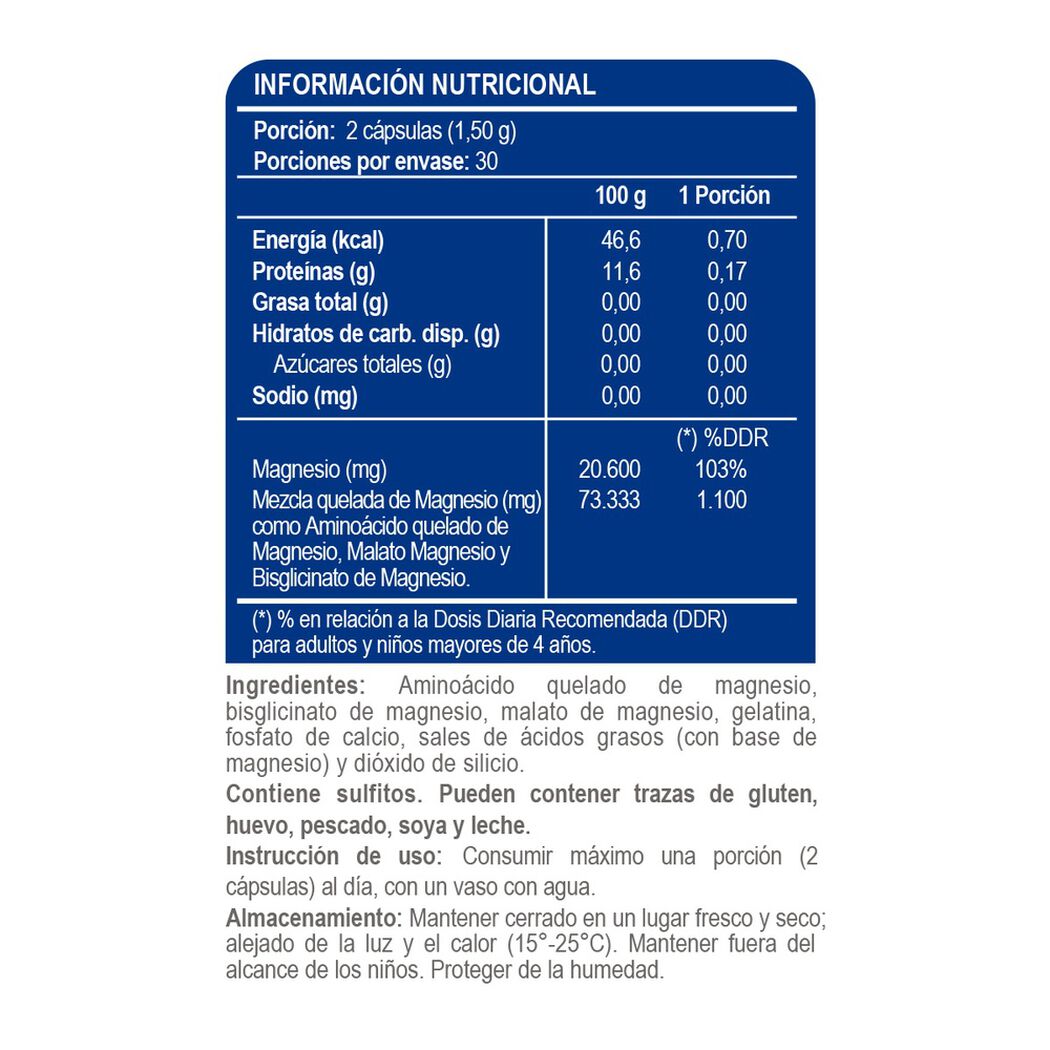 Triple Magnesio x 60 c&aacute;psulas, , large image number 1
