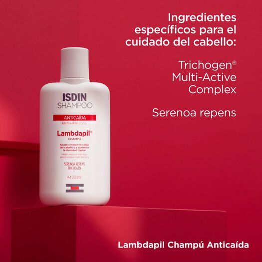 Shampoo Isdin Lambdapil Anticaída 200 mL, , large image number 4