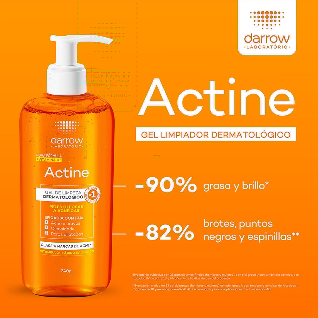 Darrow Actine Gel Limpiador Dermatológico 240G, , large image number 1
