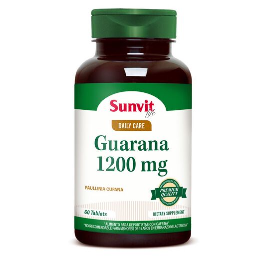 Sunvitlife Guarana 1200 mg x 60 Comprimidos, , large image number 0