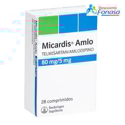 Micardis Amlo 80 mg/5 mg x 28 Comprimidos