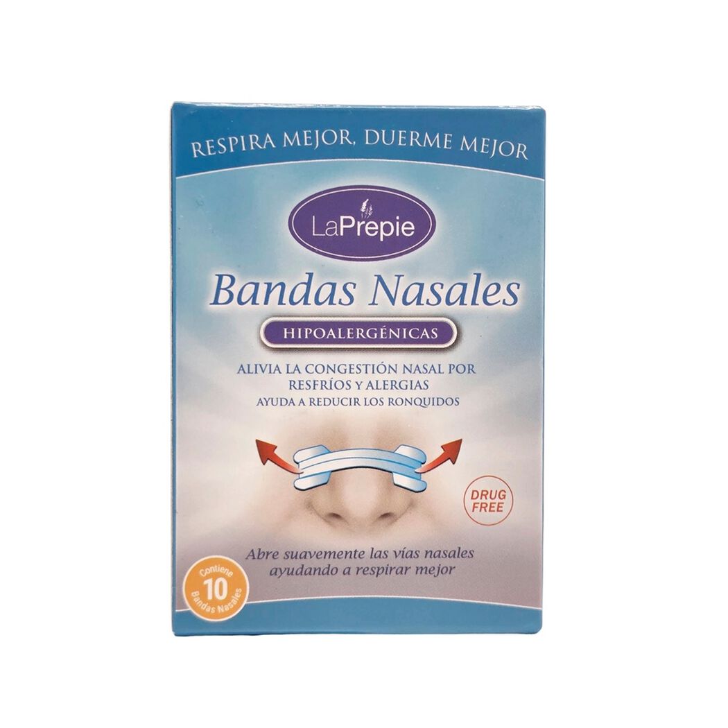 Drimwell Banda Nasal Adulto 10Un, , large image number 1