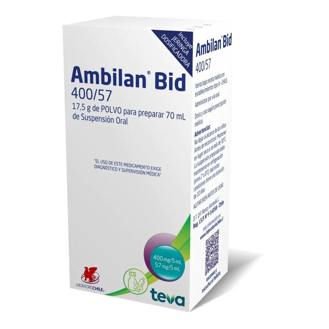 Ambilan Bid 400/57 Suspensi&oacute;n Oral 70 mL, , large image number 0