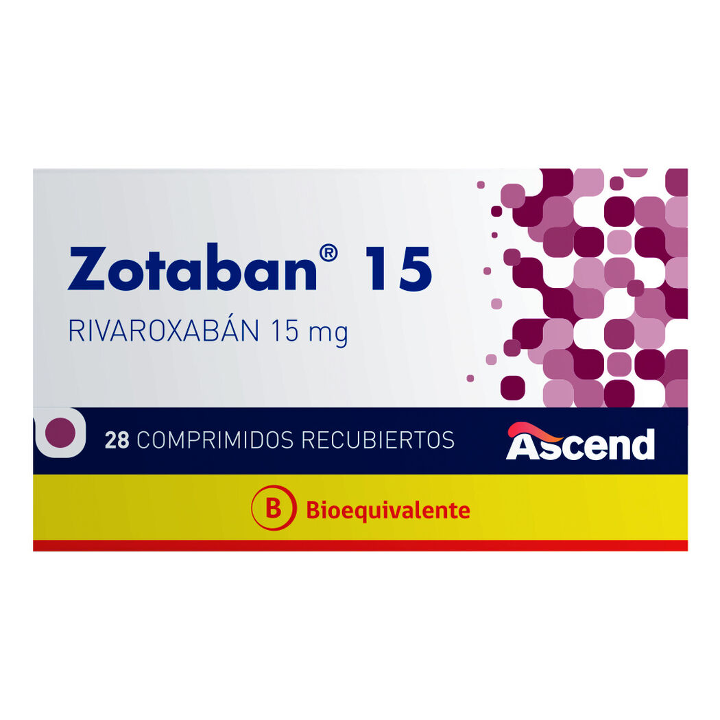 Zotaban 15 mg 28 comprimidos recubiertos, , large image number 0