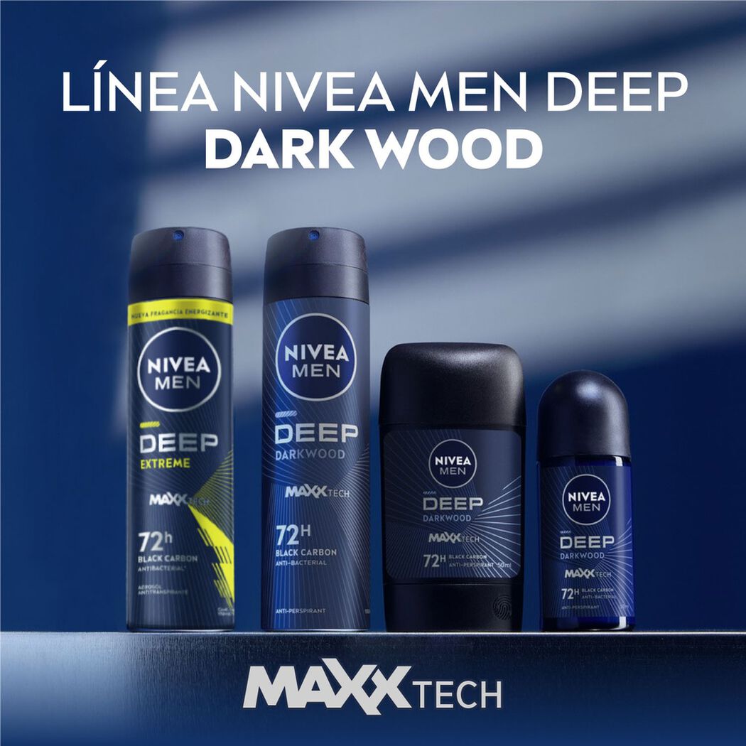 Desodorante Roll On Nivea Men Deep 50 ml, , large image number 3