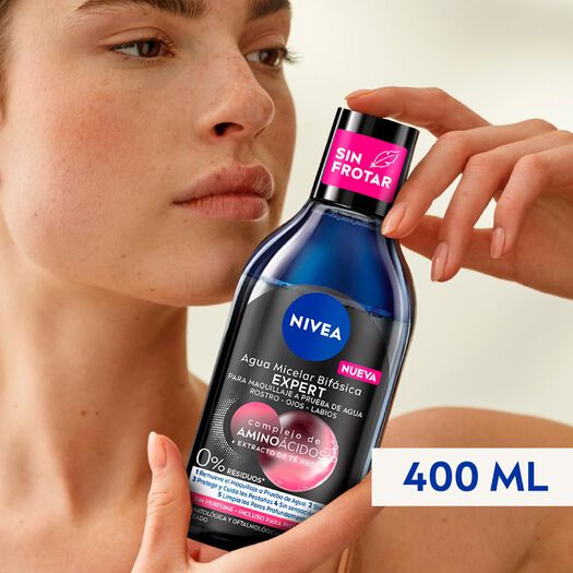 LOCIÓN MICELAR EXPERT NIVEA WATERPROOF MAKE UP REMOVER 400ML, , large image number 4