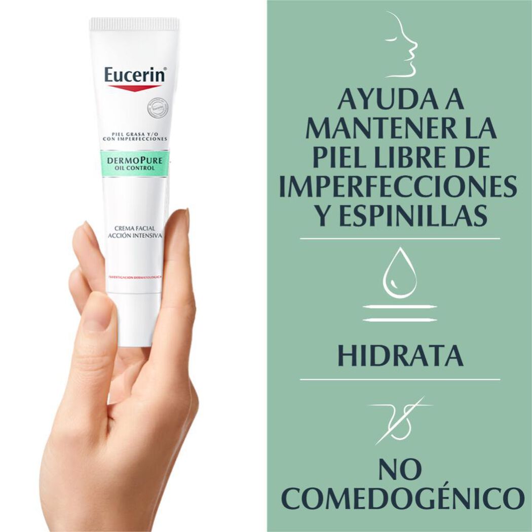 Crema Eucerin Dermopure Oil Control Acción Intensiva 40 mL, , large image number 3