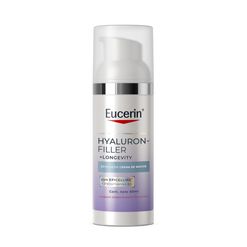Eucerin Epigenetic Crema de Noche Hyaluron-Filler + Longevity Antiedad 50 ml