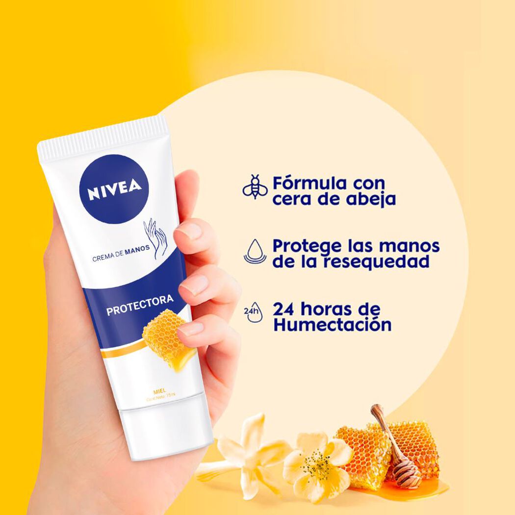 Crema Manos Miel Nivea 75Ml, , large image number 2