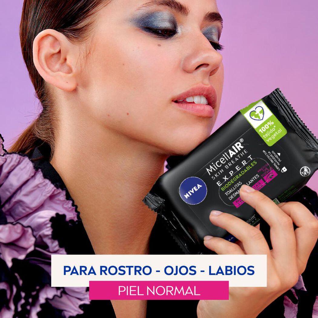 Toallas Desmaquillantes Nivea Micellair Expert 20 un, , large image number 2