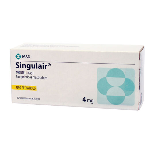 Singulair 4 mg x 30 Comprimidos Masticables, , large image number 0