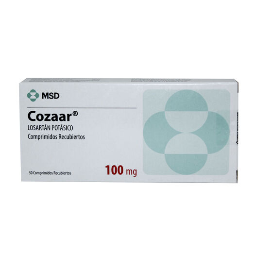 Cozaar 100 mg x 30 Comprimidos Recubiertos, , large image number 0