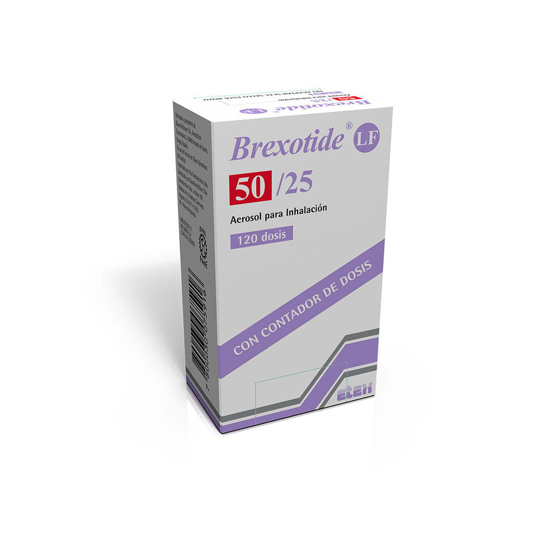 Brexotide LF 50 mcg /25 mcg x 120 Dosis Aerosol Para Inhalacion, , large image number 0