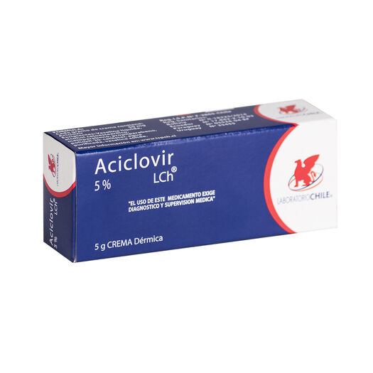 Aciclovir 5 % Crema Dérmica Pomo 5 g CHILE, , large image number 0