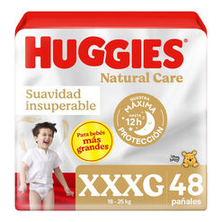 Pa&ntilde;ales Huggies Natural Care XXXG 48 Un