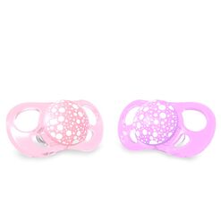Chupete Twistshake 0-6 Meses Rosa Morado 2 un