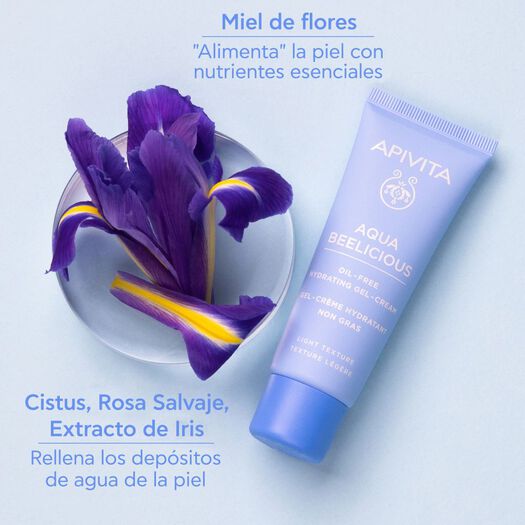 Crema Oil-free HidratanteTextura Ligera Aqua Beelicious 40ml Apivita, , large image number 4