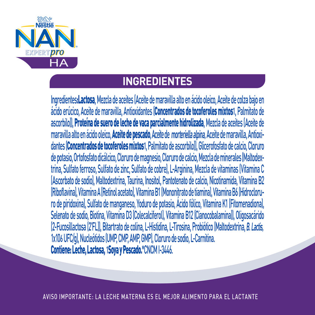 F&oacute;rmula Infantil Nan HA 400 g, , large image number 4