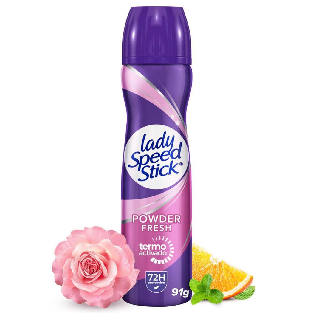 Desodorante Lady Speed Stick Spray Powder Fresh 91 g, , large image number 0