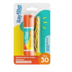 Protector Solar Rayfilter Stick FPS 30 Naranja 6 g