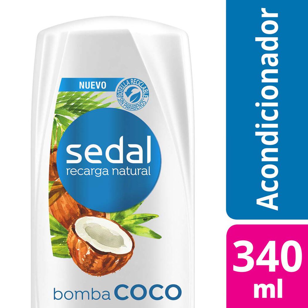Sedal Acondicionador Bomba Coco x 340 mL, , large image number 0