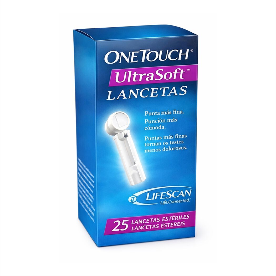 One Touch Ultra Soft x 25 Lancetas, , large image number 0