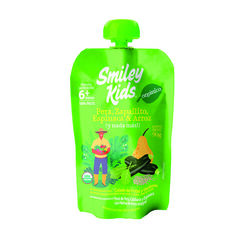 Compota Smiley Kids Pera Zapallo Espinaca y Arroz 90 g