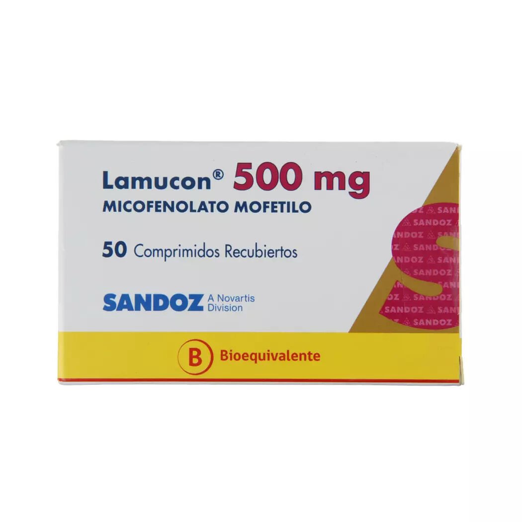 Lamucon 500 mg x 50 comprimidos recubiertos, , large image number 0
