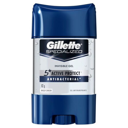 Gillette Desodorante Clear Gel Antibacterial x 85 g, , large image number 4